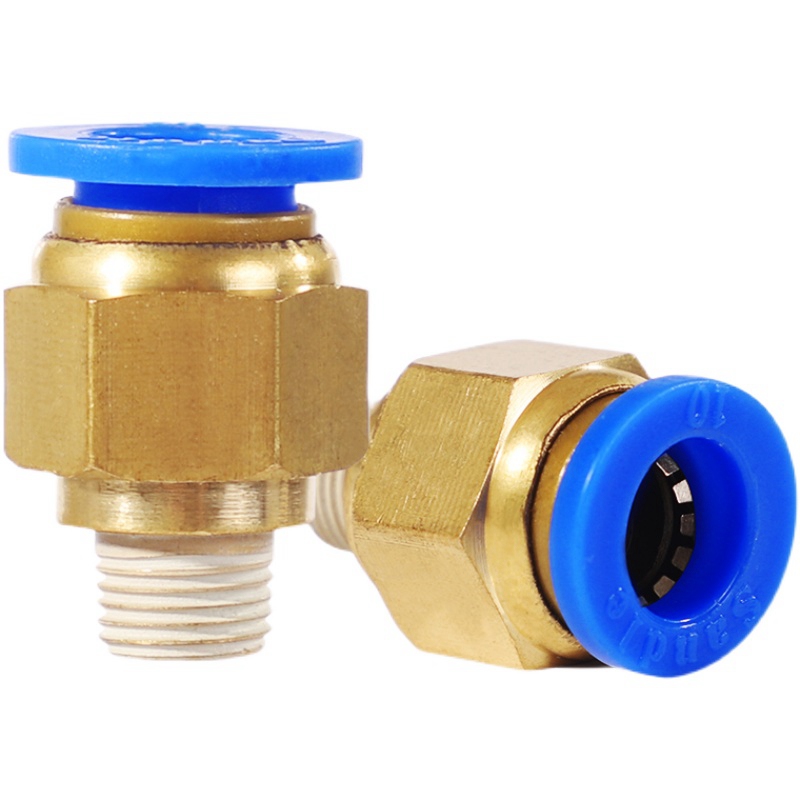 機(jī)械工具元件氣動快速接頭氣管快插螺紋直通PC4PC6PC8PC10PC12-M5